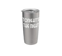 Ce soir c'est la nuit Gobelet isotherme en acier inoxydable double paroi