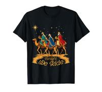 Ce Soir, Nous chevauchons Les Trois Rois Mages, Noël, Noël, Christian T-Shirt