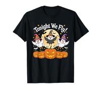 Ce Soir, Nous volons avec Funny Witchy Chickens Spooky Farm Halloween T-Shirt