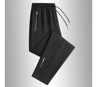 Ce sont des pantalons droits tout-saison pour femmes. Ils ont une taille à cordon de serrage et des poches zippées uniques sur les deux côtés, ce qui les rend plus à la mode. Ils conviennent aussi bie