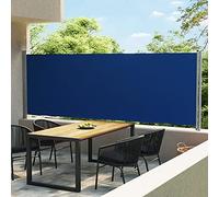 Ce Store latéral rétractable pour terrasse de 180 x 300 cm, Rouge, Offre Une Protection Solaire extérieure, Un Coupe-Vent, Une Protection Contre Le Vent et Les UV, et est réglable pour Les j