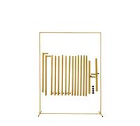 Ce Support d'arche de Mariage rectangulaire en Forme de D, avec Ballons, décor de fête et arrière-Plan, Sert également de Support pour l'arche de cérémonie de Mariage (150 x 200 cm).