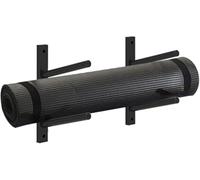 Ce Support Mural de Rangement est idéal pour Ranger Tapis de Yoga, Rouleau de Massage, Serviette et Organiser Votre Salle de Sport à Domicile ou Vos Cours de Fitness.