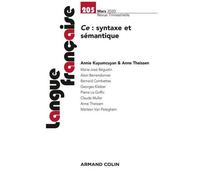 Ce : Syntaxe Et Sémantique