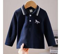 Ce t-shirt à col polo et motif brodé pour bébé garçon associe le design d'un polo classique à un motif de broderie et animé. C'est un article idéal dans la garde-robe de votre bébé. Il a l'élégance cl