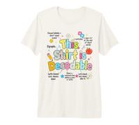 Ce t-Shirt est Un Professeur de Lecture structuré décodable T-Shirt Haut de Gamme