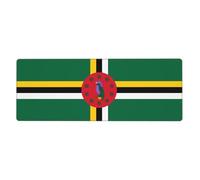 Ce tapis de clavier et de souris drapeau du Commonwealth de la Dominique, 30,5 x 80 cm, est conçu pour les ordinateurs, les consoles, les bureaux, et est également adapté pour les jeux et les études.