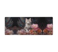 Ce tapis de clavier et de souris Kitten by The Crystal, 30,5 x 80 cm, est conçu pour les ordinateurs, les consoles, les bureaux, et est également adapté pour les jeux et les études.