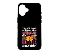 Ce Travail gâche ma carrière de Musicien de ukulélé Coque pour iPhone 16