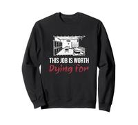 Ce Travail Vaut la Peine de Mourir pour Les techniciens d'autopsie des Sciences mortuaires Sweatshirt