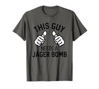 Ce type a besoin d'une bombe Jager avec de l'alcool et des spiritueux amusants T-Shirt
