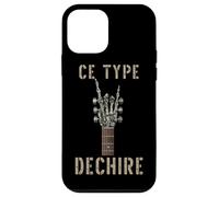 Ce Type de chire Squelette Gothic Rocker Guitare Musique Coque pour iPhone 12 Mini
