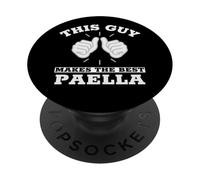 Ce Type prépare la Meilleure Paella espagnole PopSockets PopGrip Adhésif