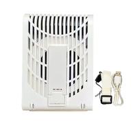 Ce Ventilateur Compact Se Porte Facilement À La Taille Grâce À Son Clip Pratique. Rechargeable Par USB, Il Offre Un Refroidissement Et Mains Libres, Idéal Pour Les Activités En Extérieur, Le