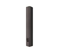 Ce verrou de porte coulissante en alliage de zinc intégré est le complément fonctionnel parfait à votre maison (gris)