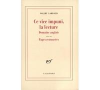 Ce vice impuni, la lecture: Domaine anglais