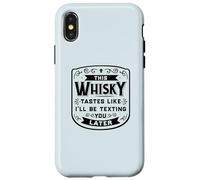 CE Whisky A Le GOÛT DE Je T'ENVERRAI Un Texto Plus Tard Funny Meme Coque pour iPhone X/XS