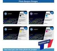 CE252A HP 504X 504A Toner CMY and High Yield Black Pack of 4