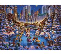 Ceaco - Disney - Dowdle - Mickey et ses amis - Patinage dans Central Park - Puzzle de 1500 pièces