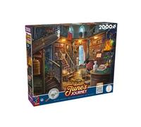 Ceaco - June's Journey - The Library - Puzzle de 2000 pièces pour adultes - Difficile et parfait pour les soirées de jeu - Dimensions du puzzle fini : 38,5 x 26,5 cm
