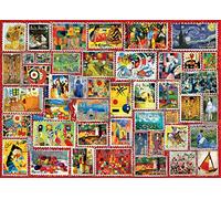 Ceaco Puzzle de 1000 pièces - Timbres d'art