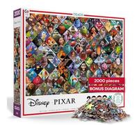 Ceaco Puzzle Disney Pixar Clips – 2000 pièces – Nouveau 3502-4