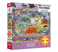 Ceaco Puzzle Halloween 500 pièces surdimensionnées Grandes formes surdimensionnées - Idéal pour les adultes, facile à prendre en main