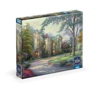Ceaco - Sapphire Select - Thomas Kinkade - Beyond Summer Gate - Puzzle de 1000 pièces - Défi et Amusant - Planche de Puzzle à Dos Bleu - Boîte de présentation Cadeau - Poster Pleine Taille Inclus