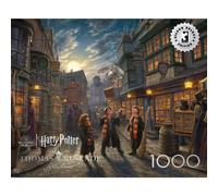 Ceaco - Silver Select - Thomas Kinkade - Harry Potter Diagon Alley - Puzzle 1000 pi ces pour adultes - Puzzle stimulant parfait pour les soir es