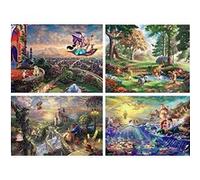 Ceaco Thomas Kinkade 4-in-1 Multi Pack Disney Puzzles (500 Piece) G