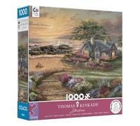 Ceaco Thomas Kinkade - Cottage en bord de mer - Puzzle de 1000 pièces pour adultes - Puzzle stimulant parfait pour les soirées de jeu - La taille finie est de 67,6 x 48,3 cm