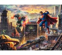 Ceaco - Thomas Kinkade - DC Comics - Justice League - Superman - Man of Steel - Puzzle de 500 pièces