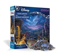 Ceaco - Thomas Kinkade - Disney - Beauty & The Beast Dancing in The Moonlight - 1000 Piece Jigsaw Puzzle