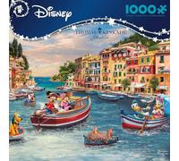 Ceaco - Thomas Kinkade - Disney - Mickey et Minnie en Italie - Puzzle de 1000 pièces
