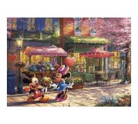 Ceaco - Thomas Kinkade - Disney - Mickey & Minnie Sweetheart Caf? - Puzzle de 1000 pices