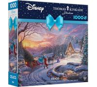 Ceaco - Thomas Kinkade - Disney - Vacances - Cendrillon ramenant à la maison l'arbre - Puzzle de 1000 pièces