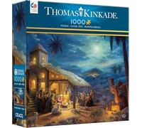 Ceaco - Thomas Kinkade - Vacances - Crèche de Noël - Puzzle de 1000 pièces