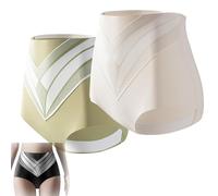 CEAeis Short Gainant en Fibre de Titane et Tourmaline, Short Gainant en Fibre de Titane, sous-vêtement de contrôle du Ventre pour Femme (2PC-C,TTG)