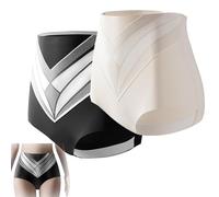 CEAeis Short Gainant en Fibre de Titane et Tourmaline, Short Gainant en Fibre de Titane, sous-vêtement de contrôle du Ventre pour Femme (2PC-E,Grand)