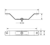 ceag Ceag Sicherheitst. Support de plafond pour eLLK 92 D92 Quantité:1