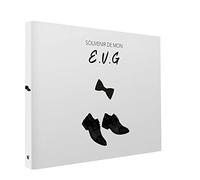 Album Photo Traditionnel EVG 50 Photos 10x15 cm Blanc, Compatible 11,5x15 cm 50 pages Taille : 21x14.8 cm - Fabriqué en France