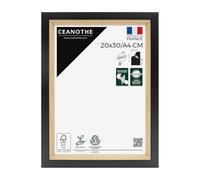 Cadre photo Actual bois noir 20x30/A4 cm