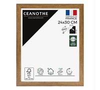 Ceanothe Cadre Photo 24x30 cm Marron Moderne et Elégant Convient au A4-Collection PRECIOUS Verre acrylique Incassable - Fabriqué en France
