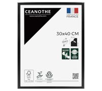 Ceanothe Cadre Photo 30x40 cm en Bois Noir Essentiel