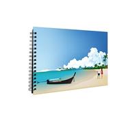 Panodia Album photo traditionnel CARAÏBES – 60 pages ivoires – 180 photos 10x15 cm