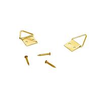 Ceanothe Lot de 12 Attaches triangulaires 10 mm pour 1,5 Kg - Fixation - Accroche - pour Dos Cadre Photo - Tableau - Encadrement - Décoration - Marque Française
