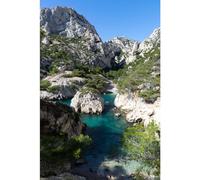 Ceanothe Tableau sur toile Marseille Sugiton 45x65 cm | Tableau sur toile Marseille Sugiton 45x65 cm Décoration Murale Art Imprimée en HD Idéal pour Salon Chambre Bureau - Bois FSC