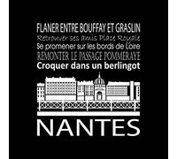 Ceanothe Tableau sur Toile Nantes Noir 30x30 cm Décoration Murale Art Décoratif Muraux Peinture Imprimée en HD Salon Chambre Bureau Bois de Forêt FSC Fabriqué en France