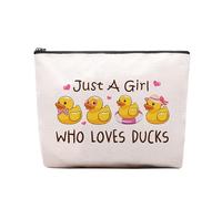 CEASQVAA Trousse de maquillage pour cheval - Cadeau pour femme - Pour amateur de chevaux - Sac de voyage équestre - Trousse de maquillage pour chevaux, canard