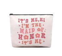CEASQVAA Trousse de maquillage pour mariée, cadeaux de fiançailles pour elle, cadeau de future mariée, cadeau de enterrement de vie de jeune fille, cadeau pour mariée, pochette de maquillage à